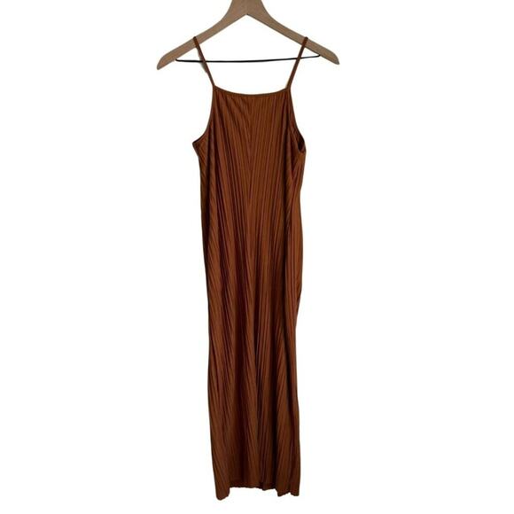A New Day Midi Slip Dress Camel Small - Picture 7 of 9